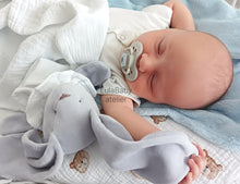 Załaduj obraz do przeglądarki galerii, Przytulanka zajączek bawełniana Szara