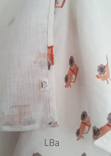 Załaduj obraz do przeglądarki galerii, Pieluszka muślinowa traktory