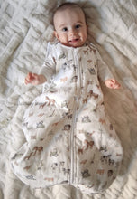 Załaduj obraz do przeglądarki galerii, Śpiworek do spania muślinowy farma 0+
