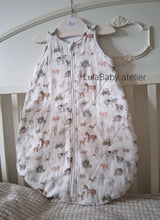 Załaduj obraz do przeglądarki galerii, Śpiworek do spania muślinowy farma 0+